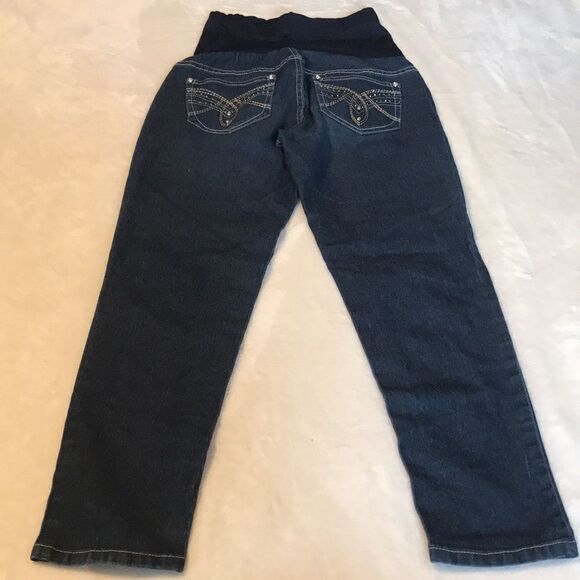 Bella Vida Bling Trimmed Maternity Jeans - Size S - Picture 11 of 12